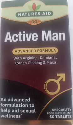 Active Man Natures Aid 60 tablets