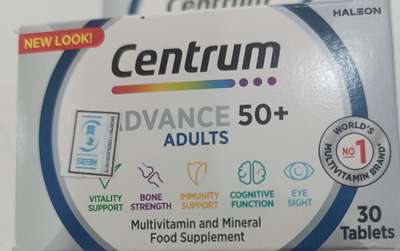 Centrum Advance 50 plus adults multivitamin mineral 30 tablets Haleon