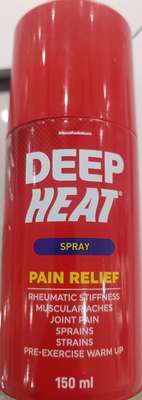 Deep Heat spray pain relief 150ml Mentholatum