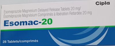 Esomac-20 (Esomeprazole 20mg) 28s