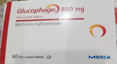 Glucophage 850mg Metformin Merck
