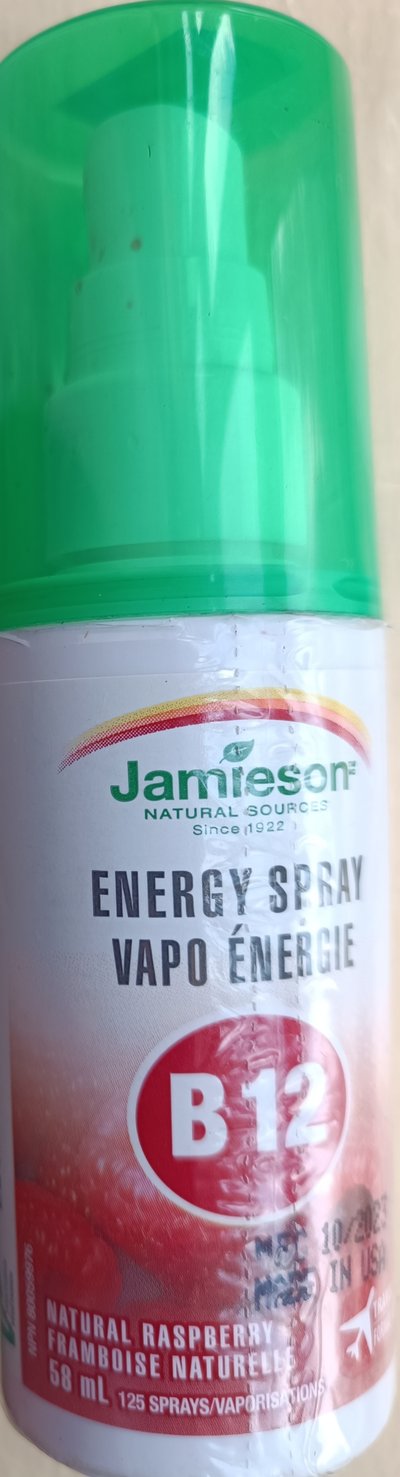 Jamieson Energy Spray B12 58ml