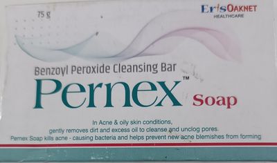 Pernex Bar Soap Benzoyl Peroxide cleansing bar 75g