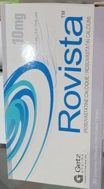 Rovista 10mg Rosuvastatin Getz Pharma
