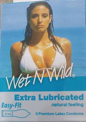 Wet N Wild extra lubricated easy-fit condoms 3 pack